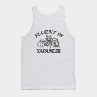 Fluent In Yapanese Shirt, Y2K Iconic Funny It Girl Meme Tank Top